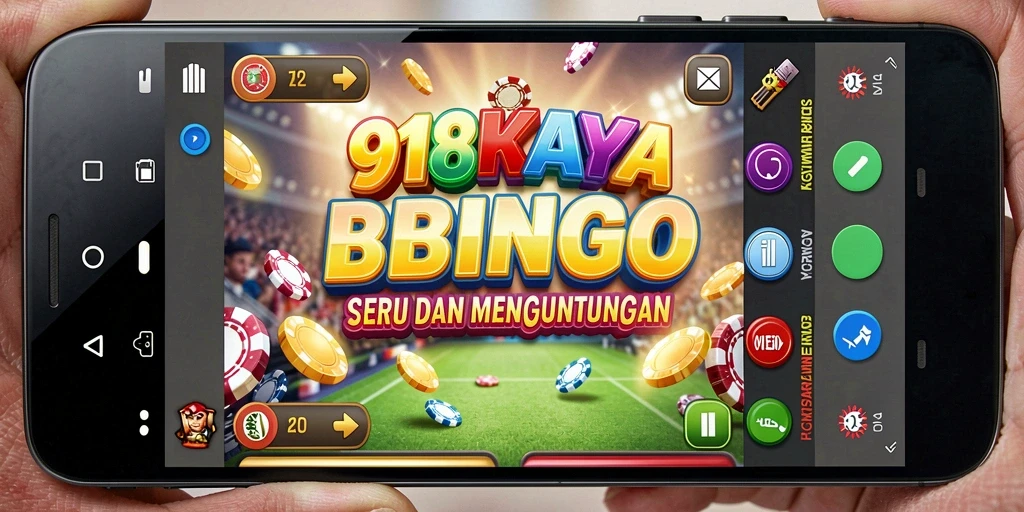 Screenshot 918KAYA menampilkan gameplay Bingo yang seru dan interaktif.