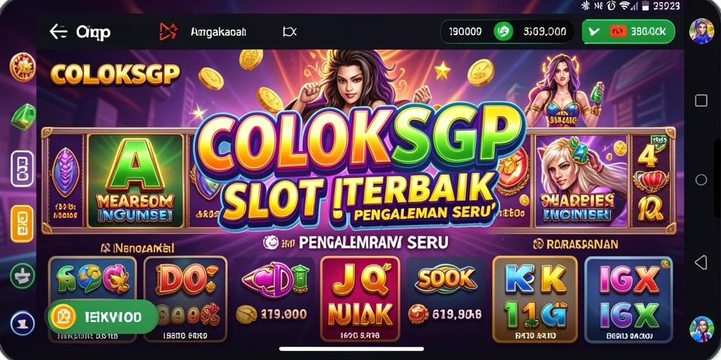 Tampilan permainan Slot COLOKSGP yang seru dan mengasyikkan.