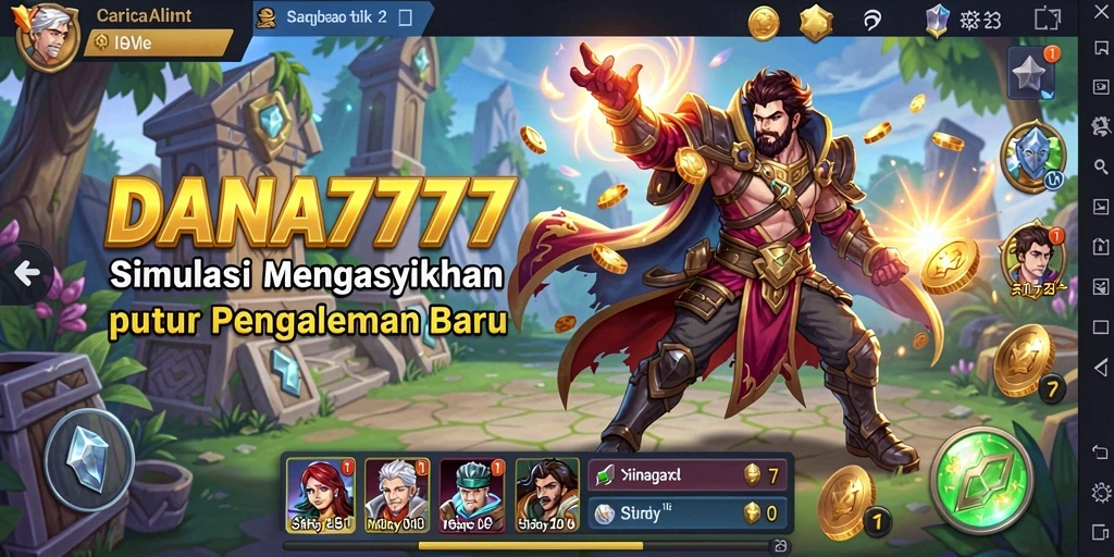 Tampilan gameplay DANA777 yang menarik dan menyenangkan.