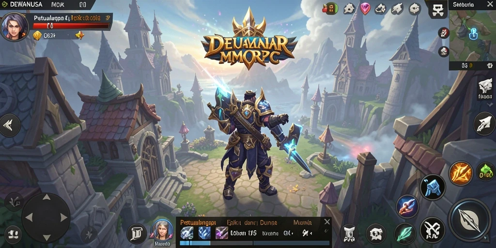 Tampilan gameplay menarik di dunia DEWANUSA.