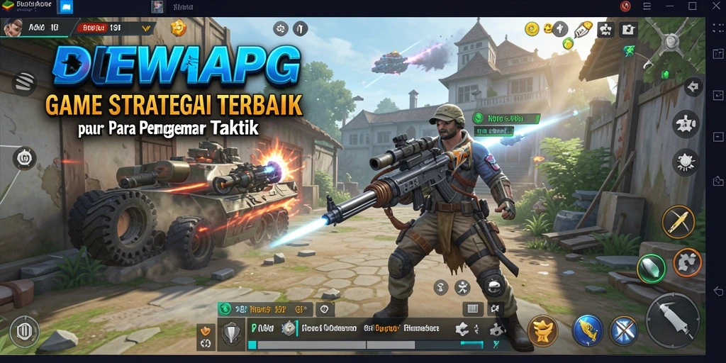 Screenshot gameplay DEWAPG menampilkan aksi strategi yang mendebarkan.
