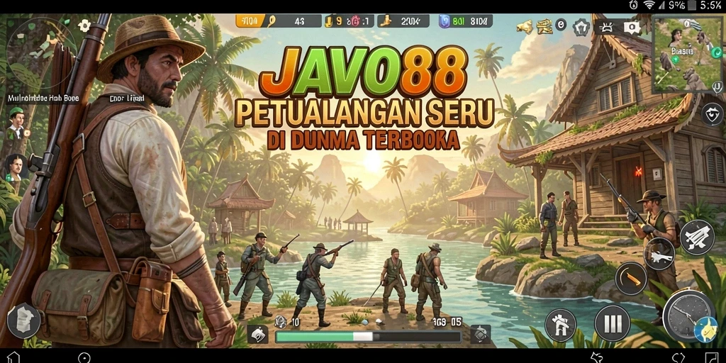 Tangkapan layar <strong>JAVO88</strong> menampilkan momen seru dalam dunia Open World.