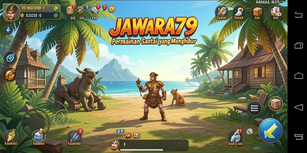 Tampilan menarik dari gameplay <strong>JAWARA79</strong> yang penuh warna.