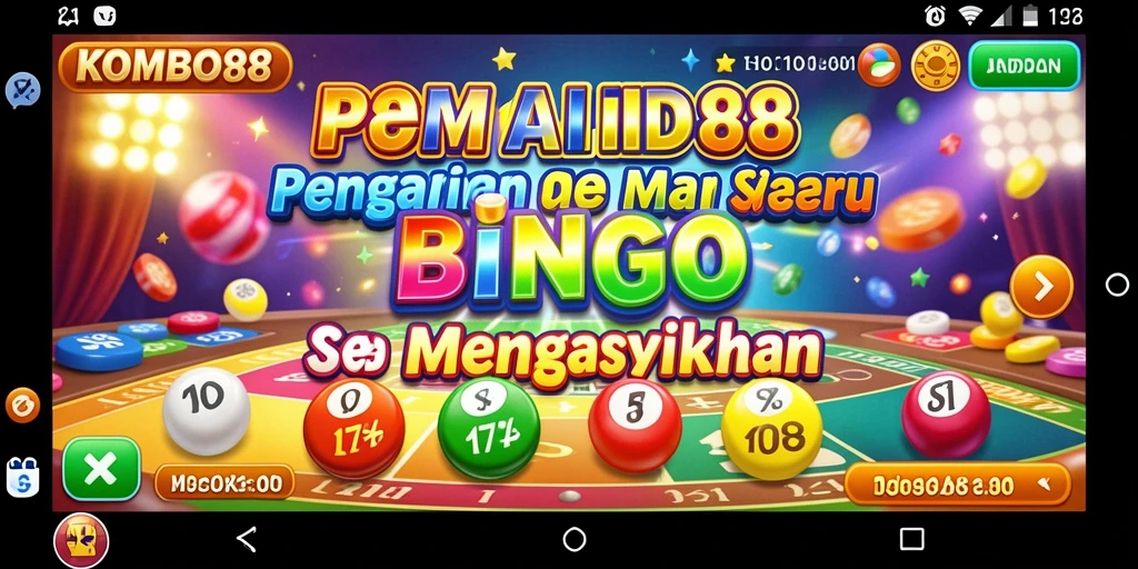 Tampilan gameplay KOMBO88 saat bermain Bingo yang mengasyikkan.