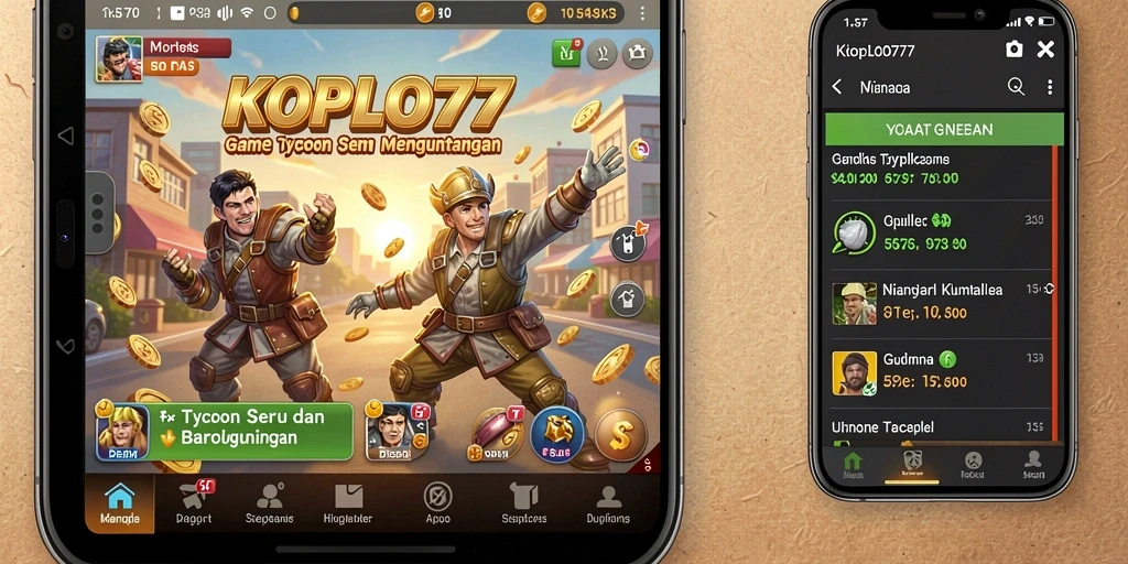 Tampilan gameplay KOPLO77 yang seru dan strategis.