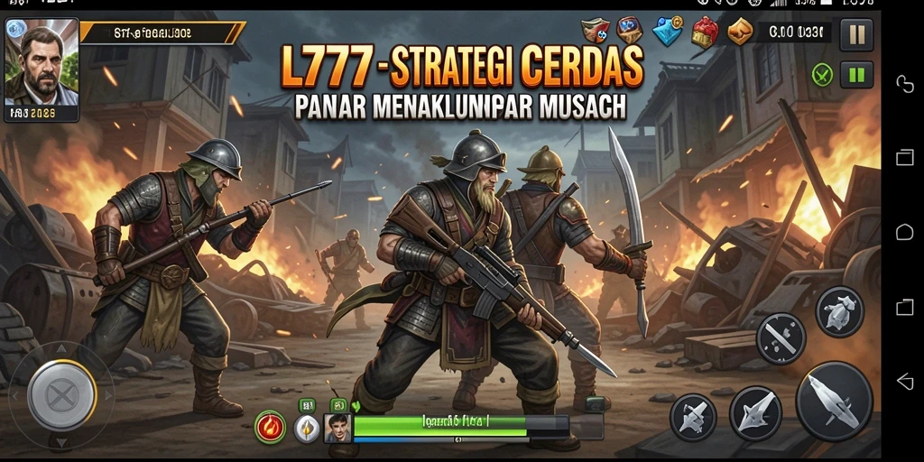 Tampilan gameplay L777 dengan strategi mendebarkan dan taktis.