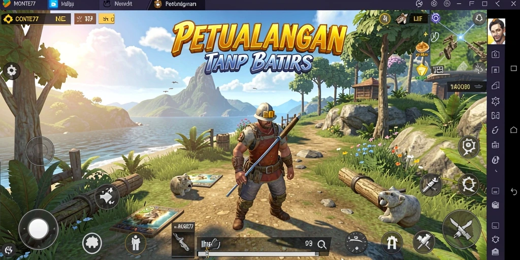 Gameplay seru Open World dengan grafis menawan di MONTE77.