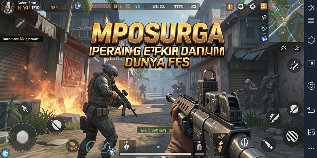 Gameplay intens MPOSURGA dengan aksi seru di layar.