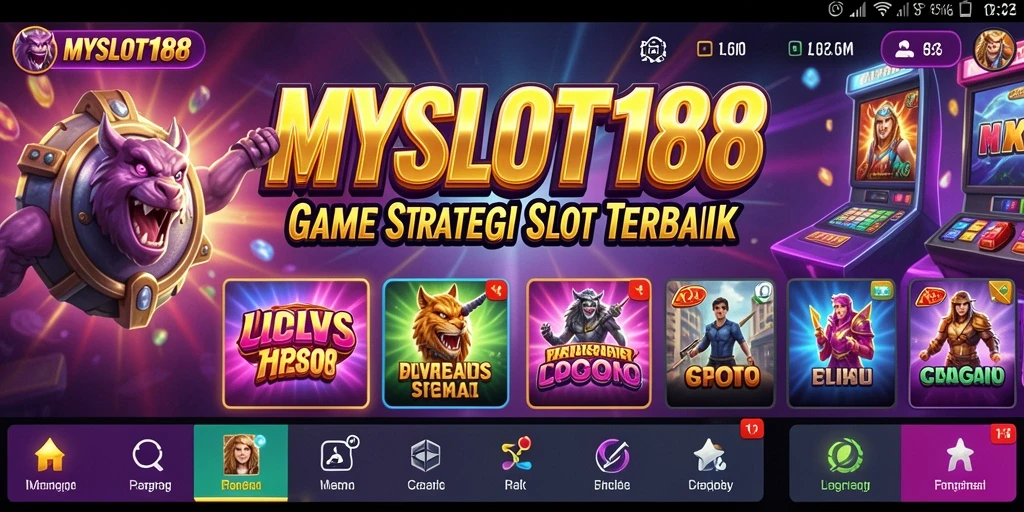Tampilan menarik gameplay slot di MYSLOT188.