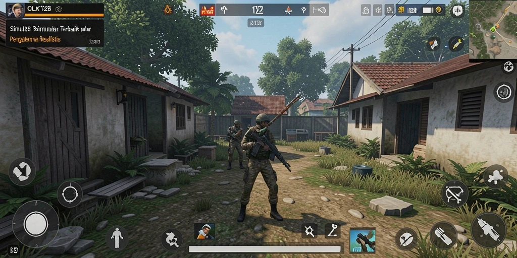 Tampilan gameplay OLX128 yang menarik dan interaktif.