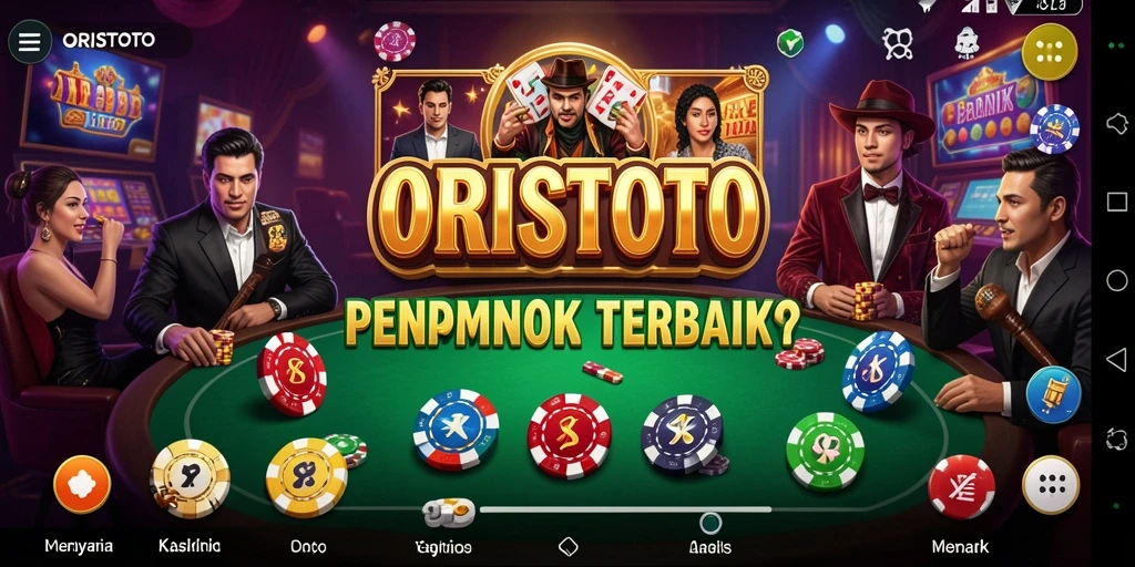 Tampilan gameplay menarik di ORISTOTO dengan nuansa kasino yang nyata.