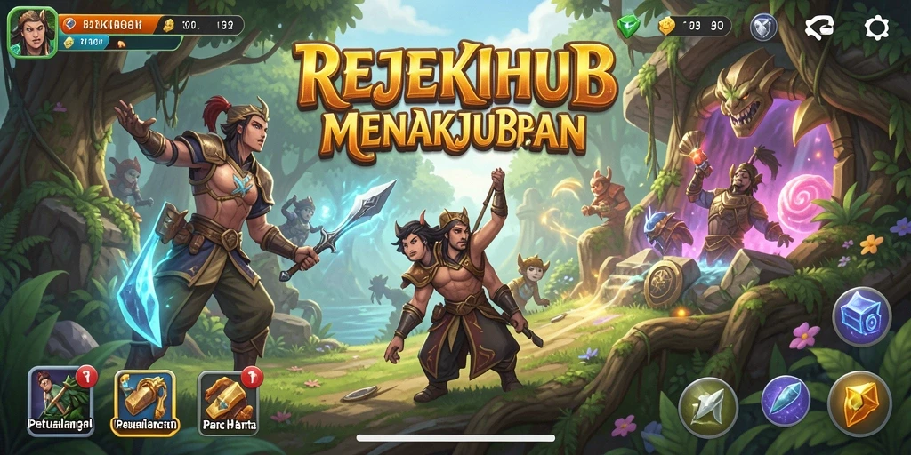 Gameplay mendebarkan di dunia petualangan REJEKIHUB.