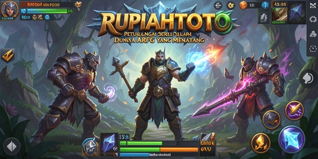 Tangkapan layar gameplay RUPIAHTOTO menampilkan aksi pertempuran yang mendebarkan.